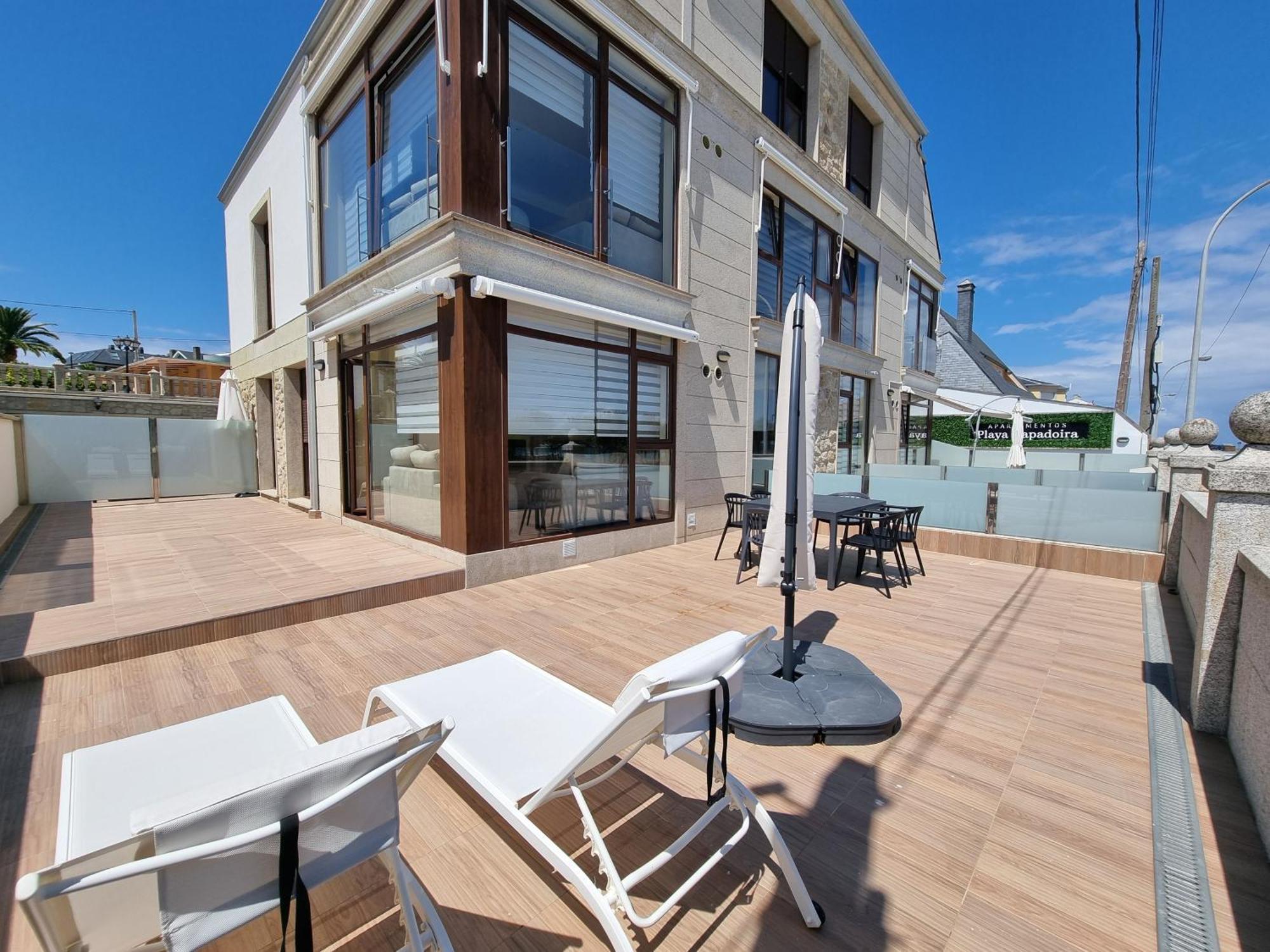 Foz Playa Rapadoira - Bajos Con Terraza 아파트 외부 사진